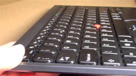 Lenovo 0B47187 ThinkPad Compact Bluetooth Keyboard with TrackPoint close look - YouTube