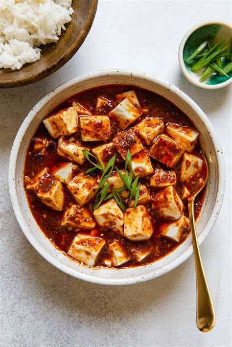 Vegan Mapo Tofu (麻婆豆腐) | Healthy Nibbles by Lisa Lin