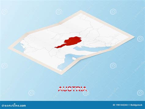 Austria Map And Neighboring Countries Sign. Eps Ten Stock Photography ...