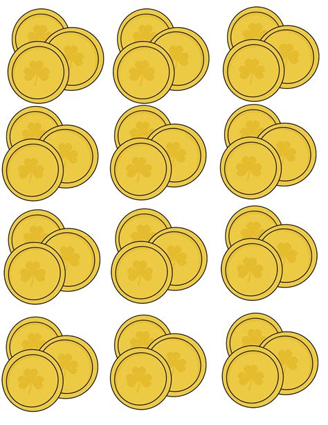 Printable Gold Coins - Printable Word Searches