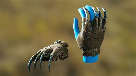 3D model Claws Gauntlet VR / AR / low-poly | CGTrader