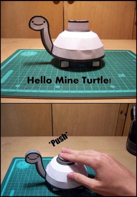 Asdfmovie Mine Turtle Papercraft | Papercraft Paradise | PaperCrafts | Paper Models | Card Models