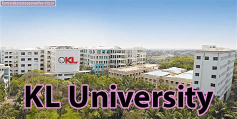 KL University Hyderabad; Courses, Fee, Admission 2024, Placements ...