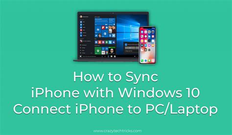 How to Sync iPhone with Windows 10 - Connect iPhone to PC/Laptop ...