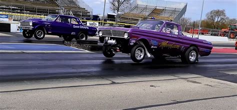 Ford Ranchero and Chevy Nova Gassers Line Up for Classic Drag Race - autoevolution