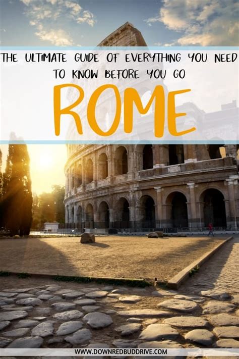 Rome Travel Tips | Everything You Need To Know Before You Go