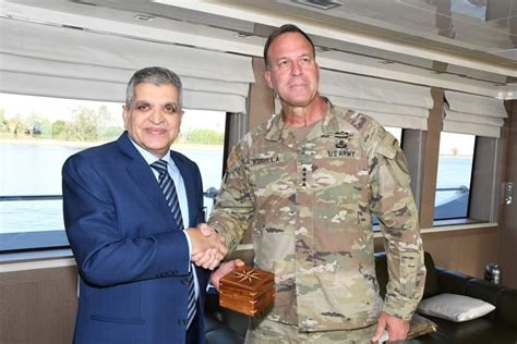 General Michael “Erik” Kurilla visits with leadership from the Armed ...