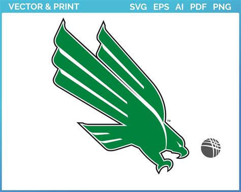 North Texas Mean Green - Alternate Logo (2005) - College Sports Vector SVG Logo in 5 formats