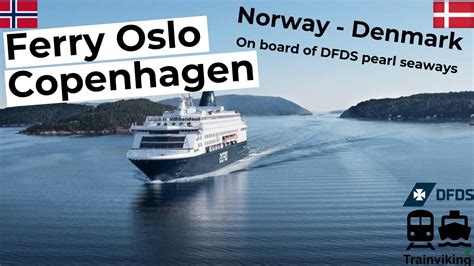 Overnight ferry from Oslo in Norway to Copenhagen in Denmark, on board ...