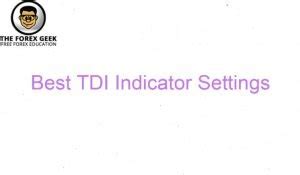 Best TDI Indicator Settings - The Forex Geek