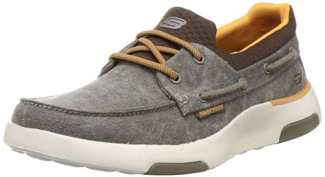 Skechers Canvas Oxford in Brown for Men - Save 7% - Lyst