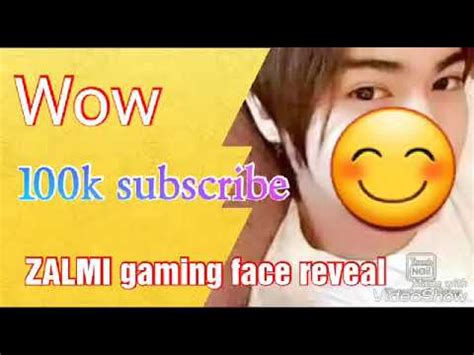 ZALMI gaming face reveal Congratulations 100k subs - YouTube