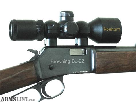 ARMSLIST - For Sale: 3-9x40B Mini-Scope Kit for Browning BL-22 Lever Action .22 Rifles