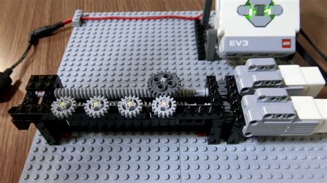 LEGO unique worm gears system - YouTube