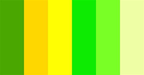 Retro Yellow & Green Color Scheme » Bright » SchemeColor.com