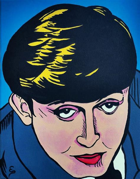 PAUL McCARTNEY CARTOON Painting by Edward Pebworth - Fine Art America