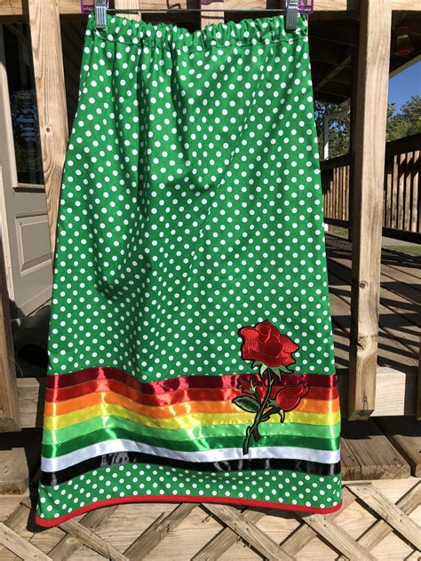 MGraves, Red Lake Nation Ojibwe 2019 Ribbon Skirts, Ribbon Dress, Ribbon Art, Long Plaid Skirt ...