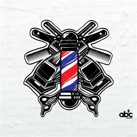 Barber Barbershop Logo Barber Shop Svg File Barber Shirt Barber Svg ...