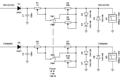 A long-wave SWR meter under Repository-circuits -44277- : Next.gr