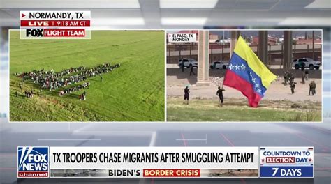 Illegal migrants wave Venezuelan flag after crossing US southern border, attack Border Patrol ...