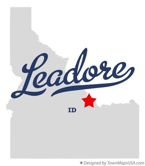 Map of Leadore, ID, Idaho