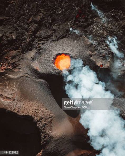 Volcano Erupts On Indian Ocean Island Of Reunion Photos and Premium ...