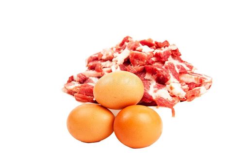 Meat and eggs stock photo. Image of brown, cross, background - 49654168