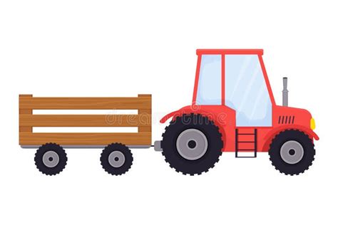 Cartoon Tractor Trailer Stock Illustrations – 1,084 Cartoon Tractor ...