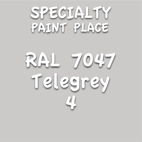 RAL 7047 Telegrey 4 16oz Aerosol Can | Colori