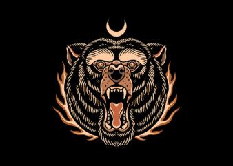 black bear roar - Buy t-shirt designs