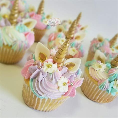 adorable trending unicorn cupcakes by The Crumb Canvas | Unicorn ...