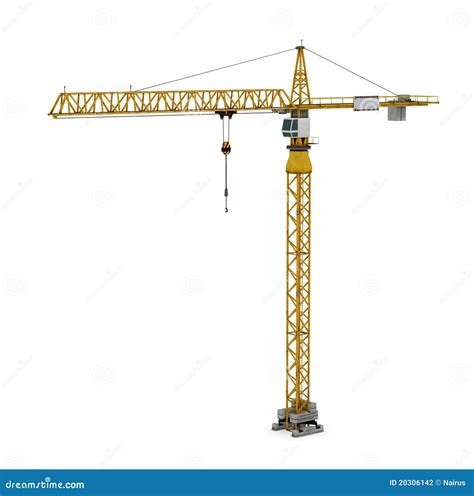 Grue à tour illustration stock. Illustration du publique - 20306142