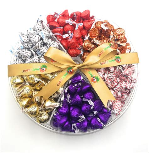 Buy Hershey's Kisses Gift Baskets, Kisses Almond, Kisses Hugs, Kisses Dark, Kisses Candy Cane ...