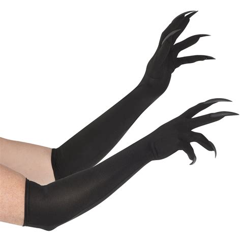 Suit Yourself Long Cat Claw Gloves for Adults, One Size, Long Gloves ...