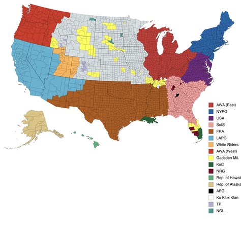 A map of the Second American Civil War (January 2020) : r/AprilsInAbaddon