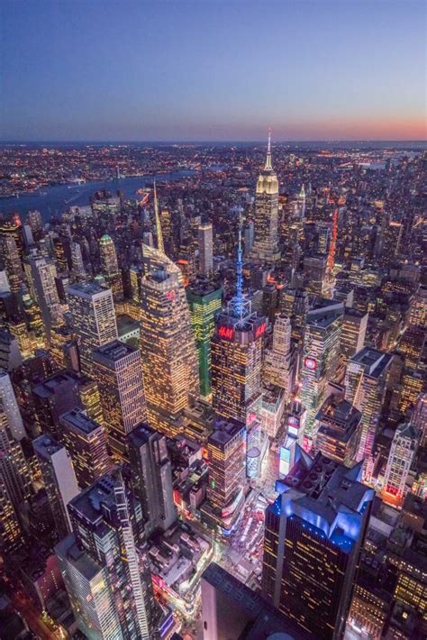 Times Square New York City Aerial - Toby Harriman