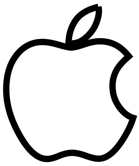 Black Apple Logo Transparent Background - ClipArt Best