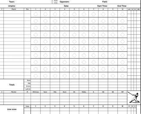 Baseball Scorecards To Print Examples