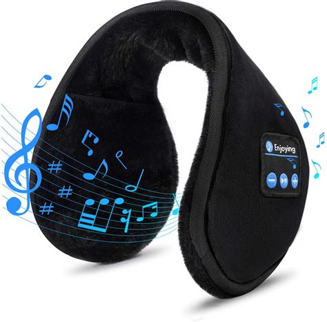 Bluetooth Ear Muffs - Bluetooth 5.0 Headphones Earmuffs Gift for Men ...