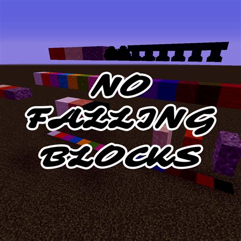 No Falling Blocks Download - Mods - Minecraft