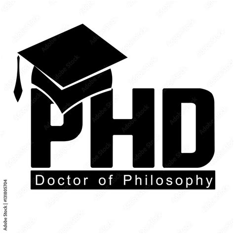 PHD - Doctor of Philosophy Stock Vector | Adobe Stock