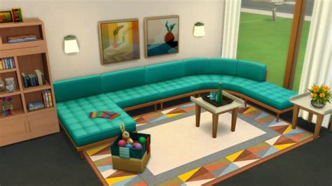 Tough And Tufted Sectional Sofa and Lounge Recolours at Mod The Sims 4 ...