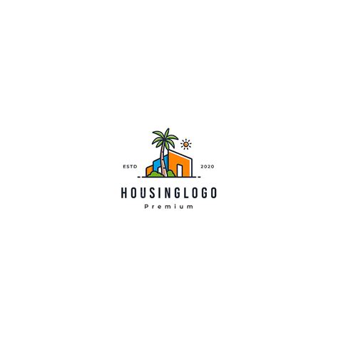 House Logo Design Vector PNG Images, Housing Logo Design Vector Illustration, Marketing ...