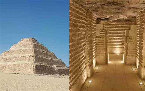 The Magnificent Step Pyramid of Djoser in Saqqara