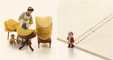 Japanese Artist Creates Amazing Miniature Dioramas Every Day For 10 Years