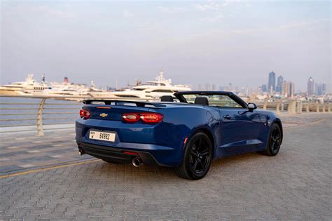 Rent Chevrolet Camaro Convertible Blue in Dubai - Convertible - Octane ...