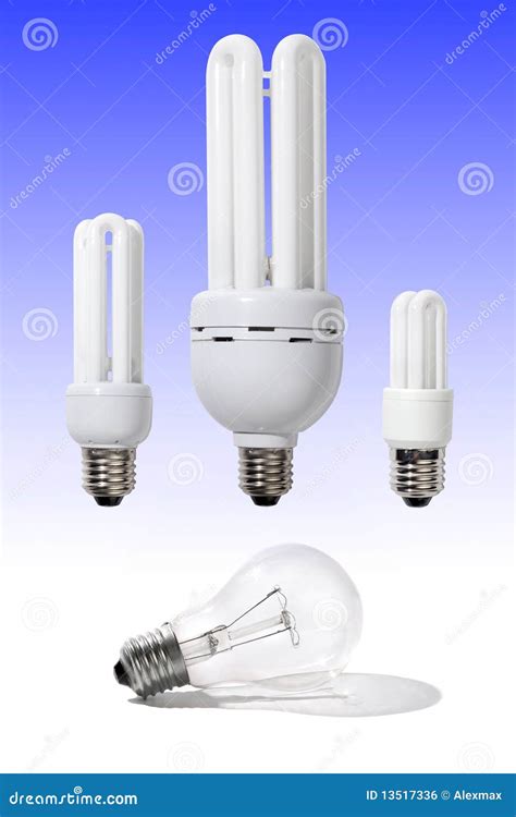 Energy Efficient Light Bulbs Stock Photo - Image of economical, bulbs ...