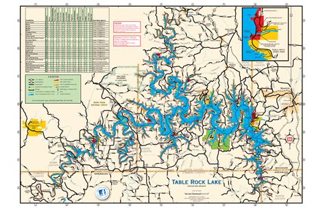 Table Rock Lake Map – Map Of The World