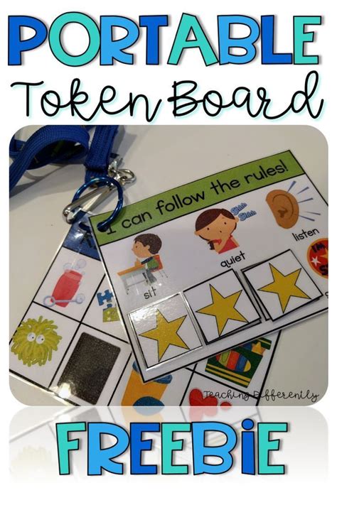 Portable Token Board | Token board, Preschool behavior, Special education classroom