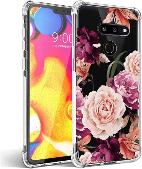 Amazon.com: Ueokeird for LG G8 ThinQ Case, for LG G8 Case with Flowers ...